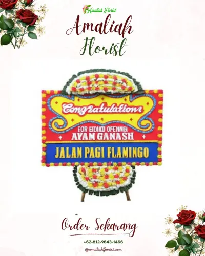 Bunga Papan Congratulation di Tamansatriyan